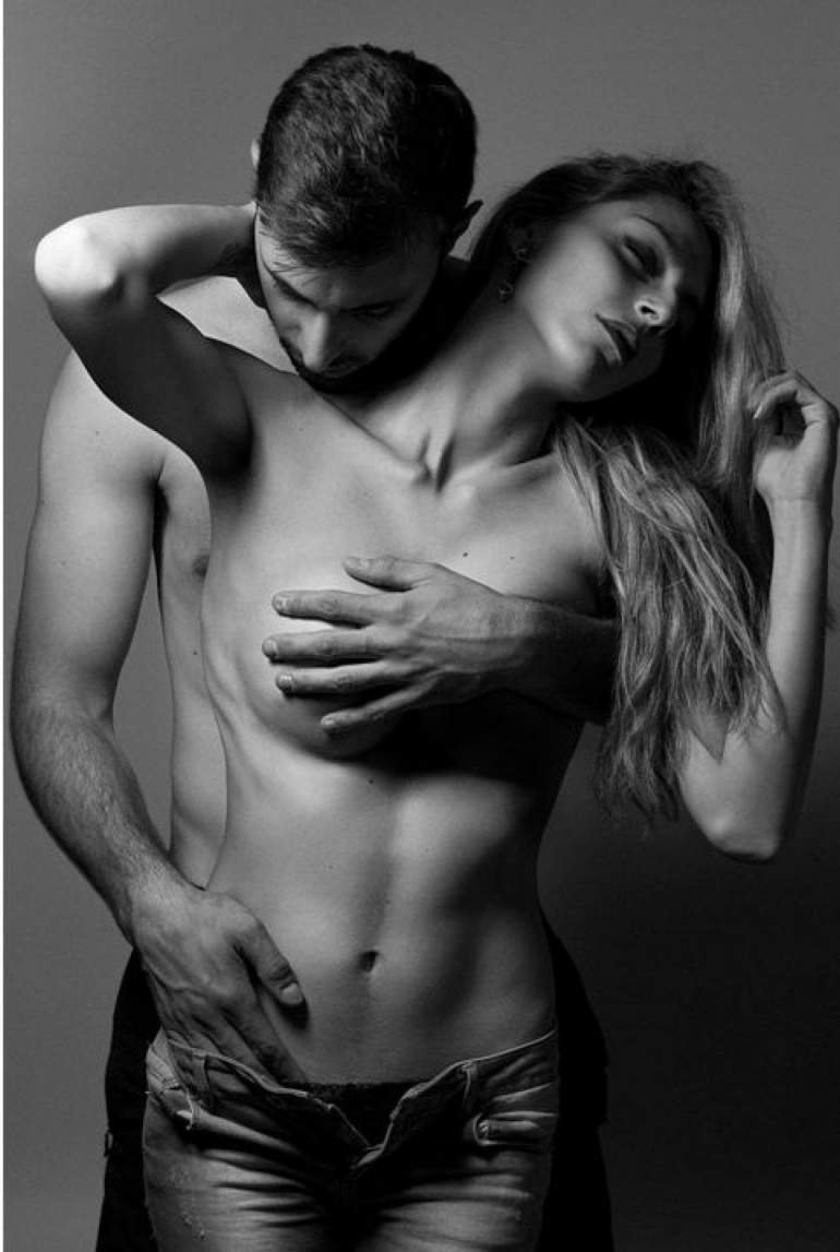 Photo of passionate hugs