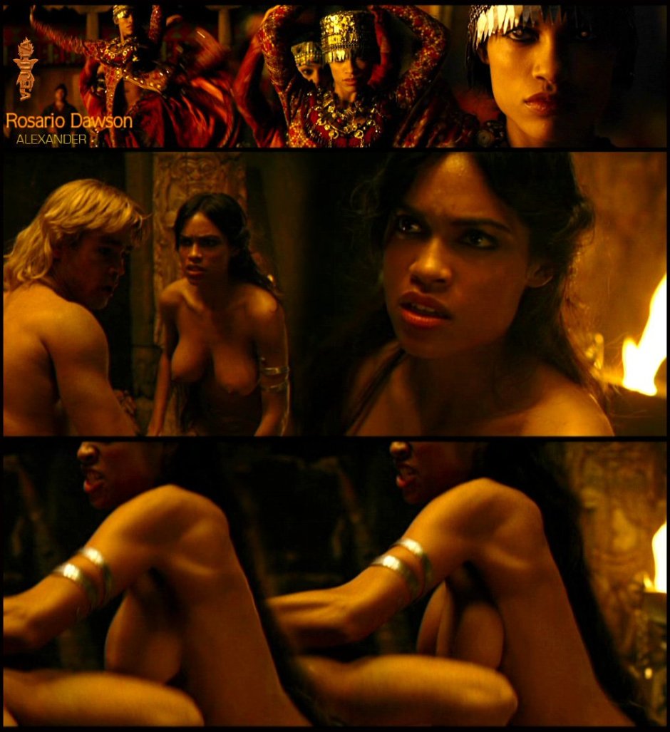 Rosario Dawson boobs Alexander