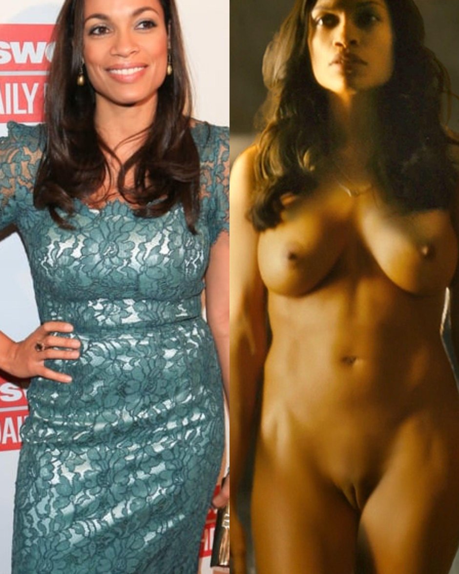 Rosario Dawson without underwear