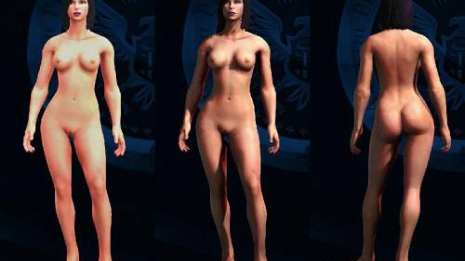 Saints Row 3 Naked Women's Character