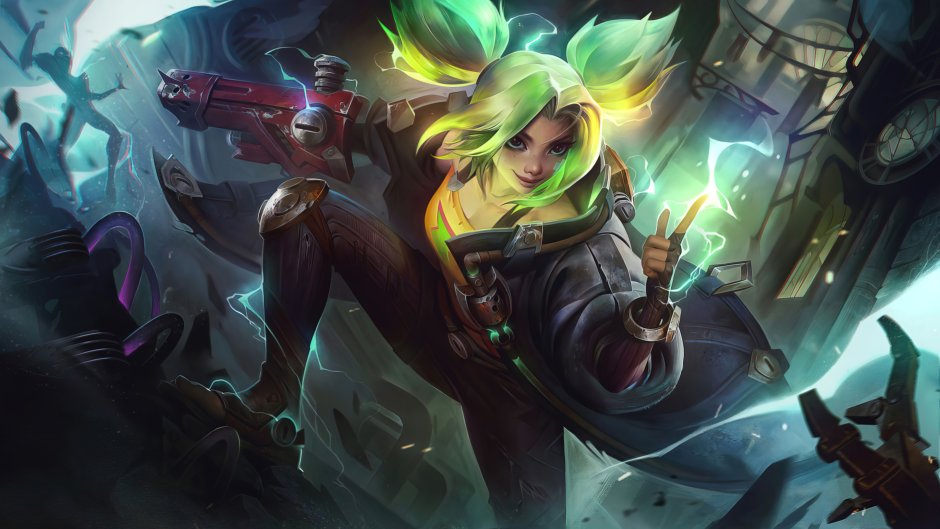 Zeri splash art league legends