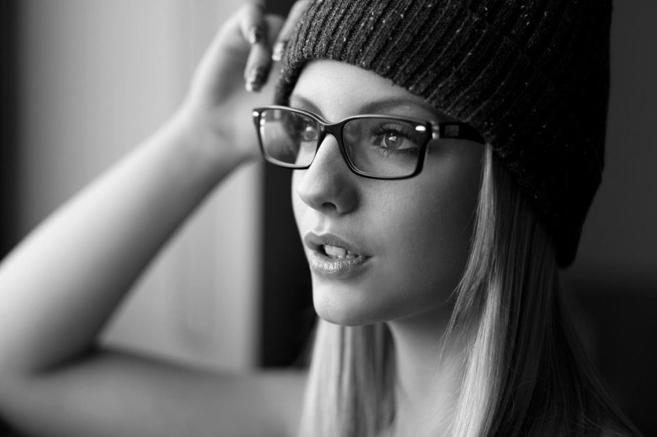 Girl in glasses