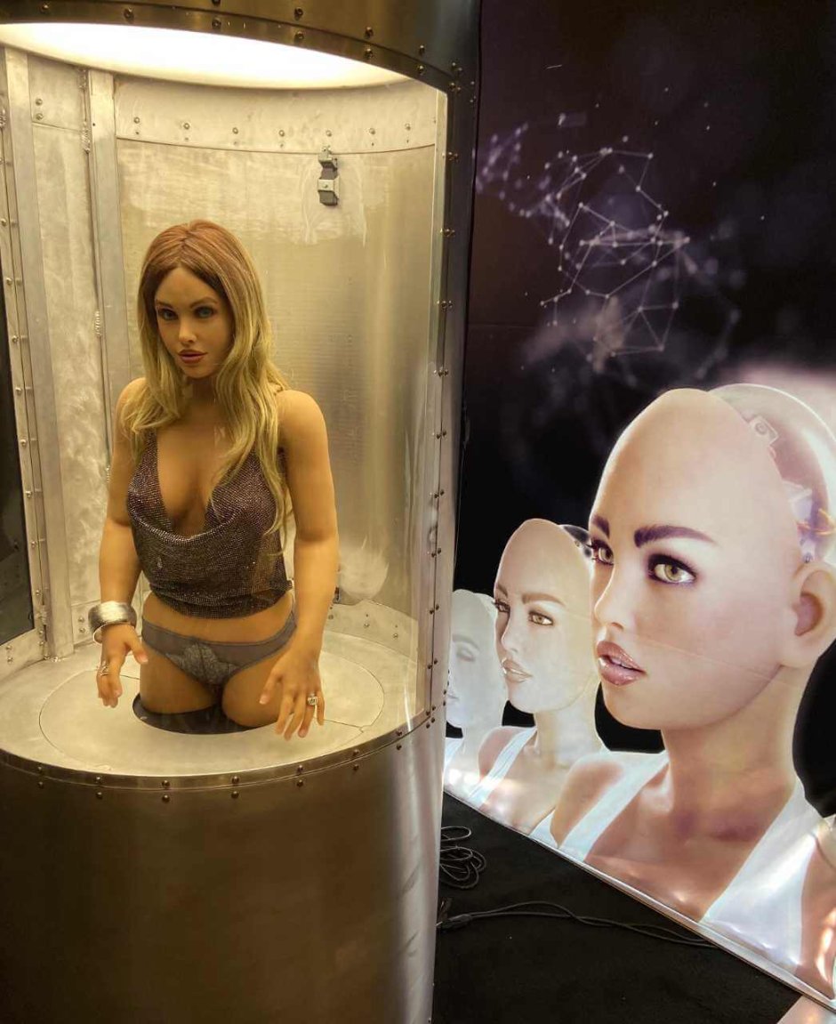 Girl Into Realbotix Harmony