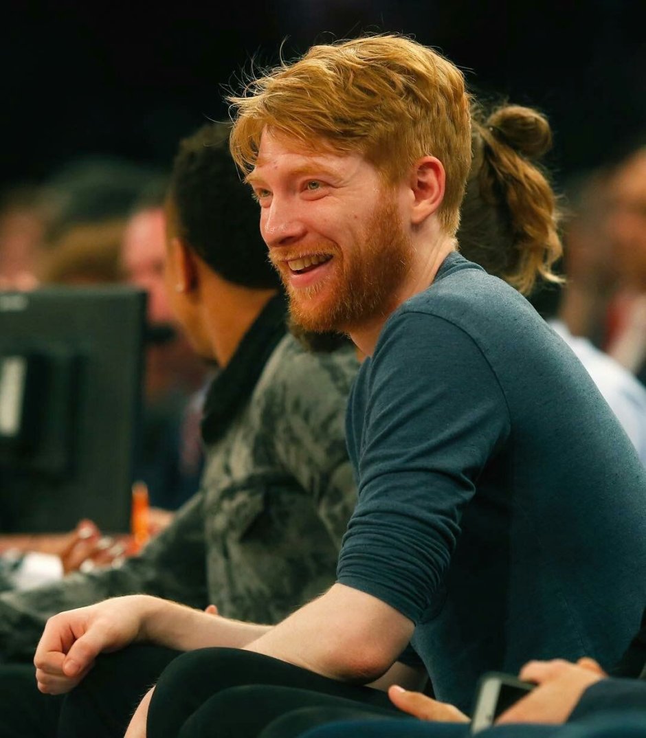 Donal Glison and Robert Pattinson