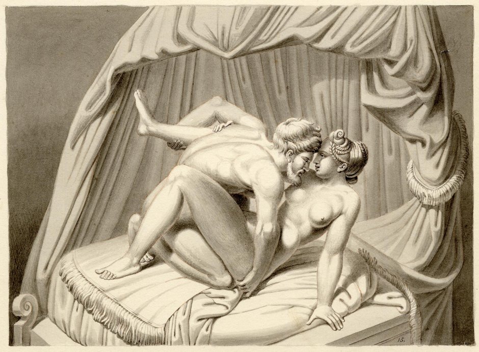 Erotic drawings of the Renaissance era