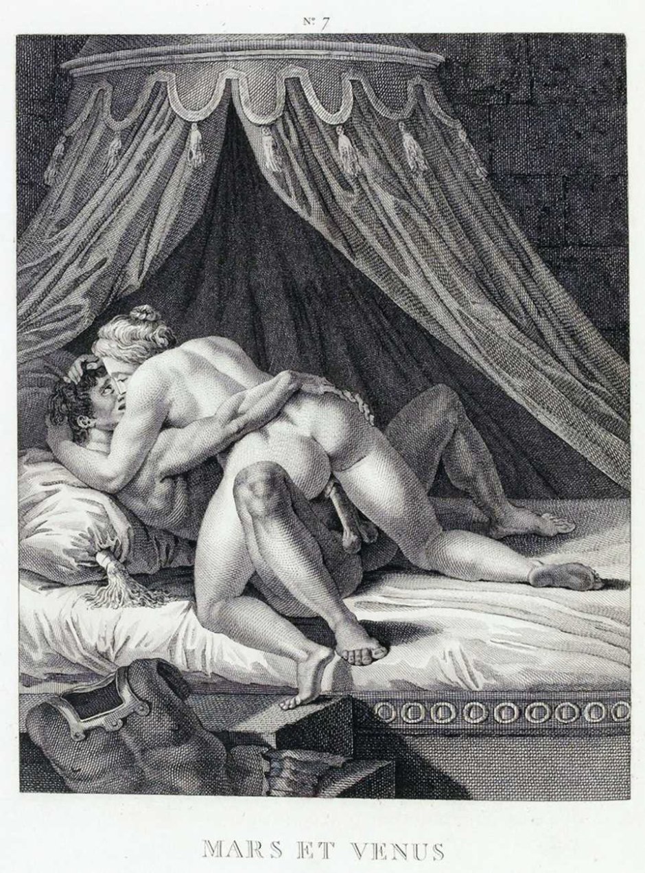Erotic engravings of the Middle Ages