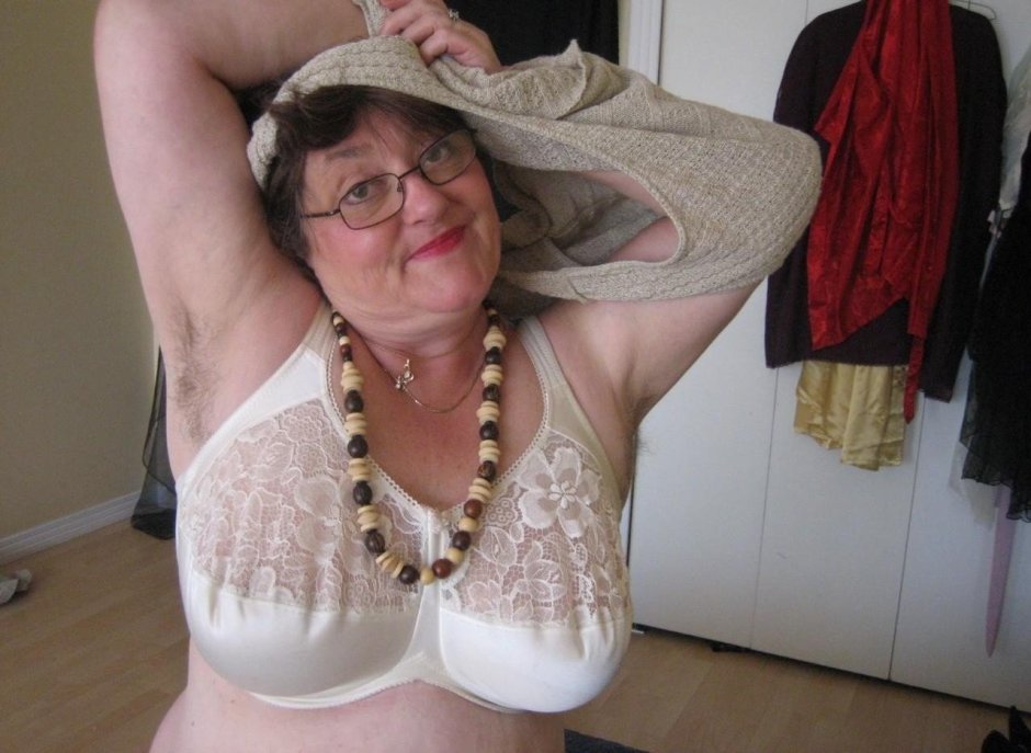 Old old old women in bras