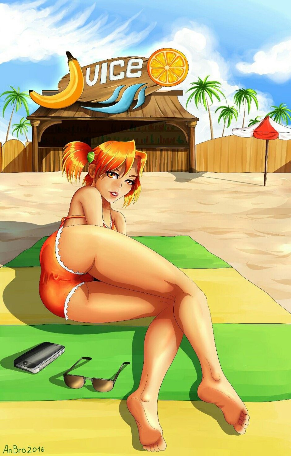 Infinite summer footfitish