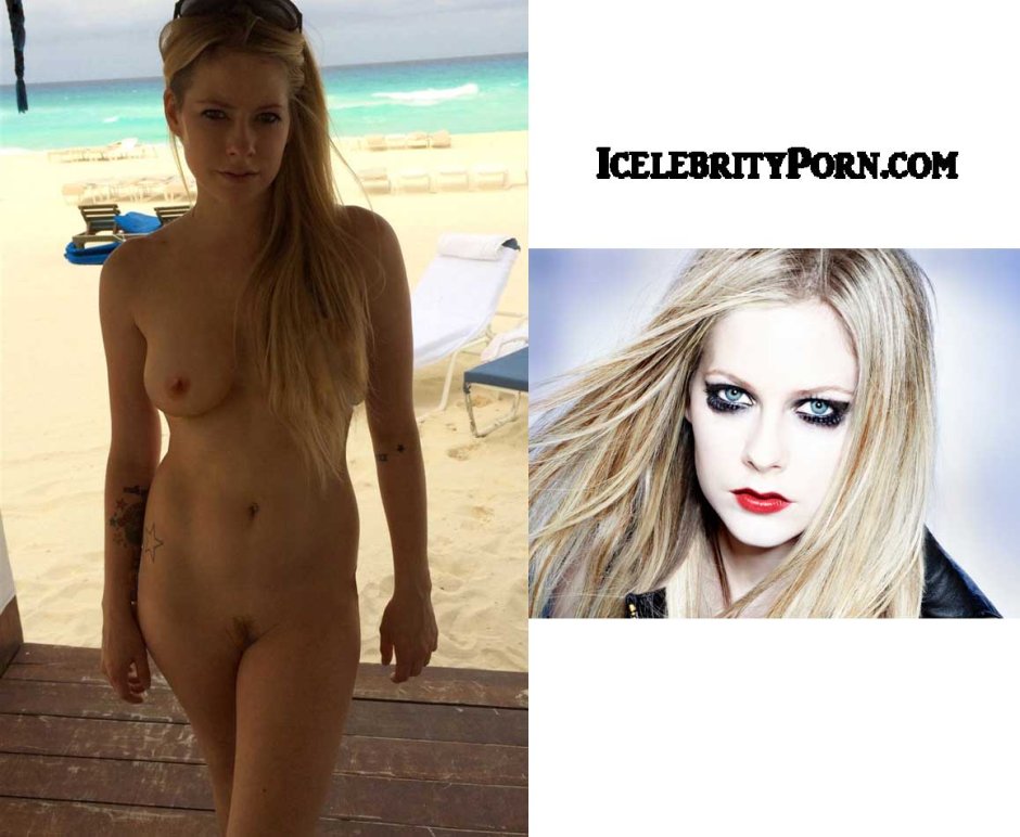 Avril Lavin Naked drain