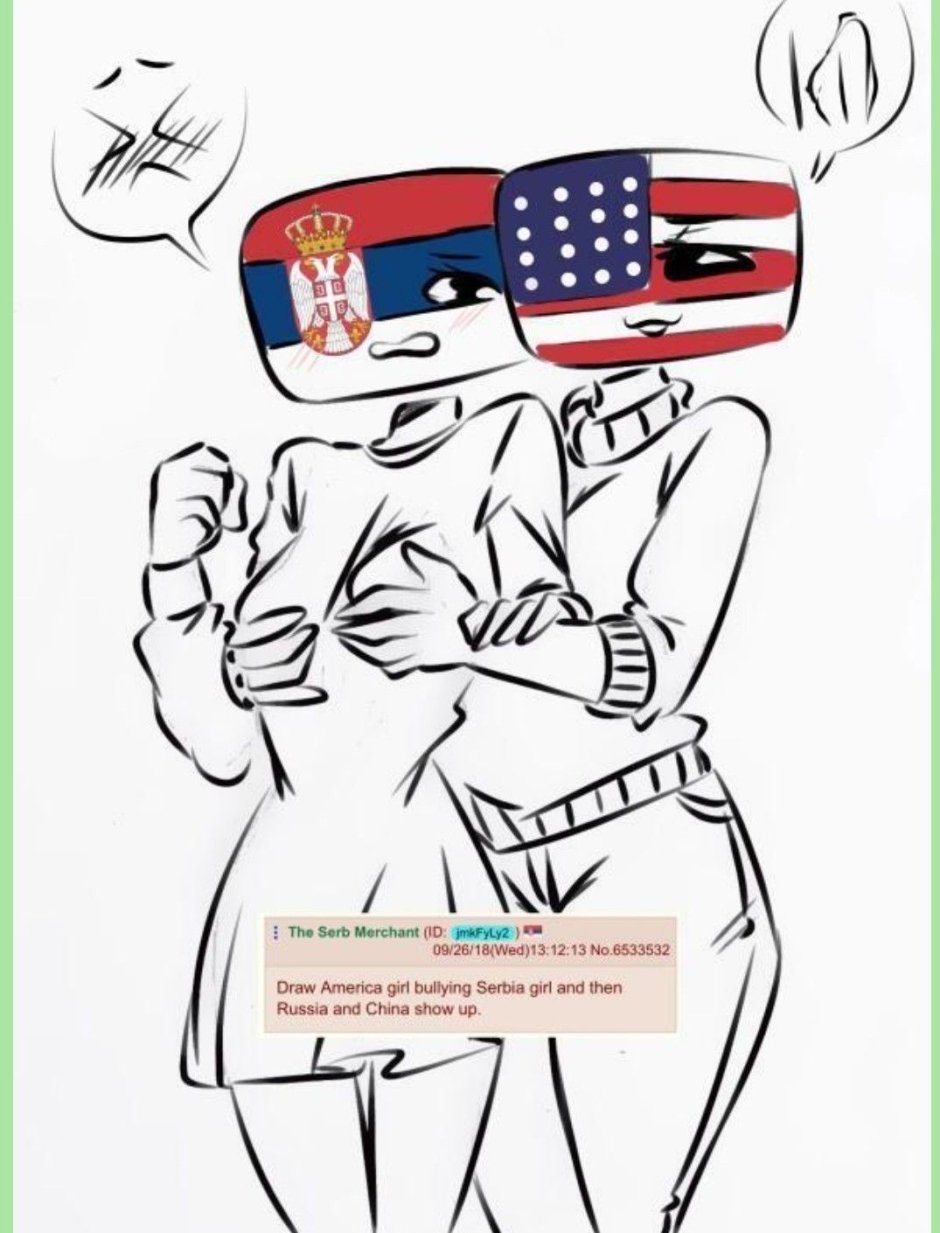 Countryhumans Serbia Girl