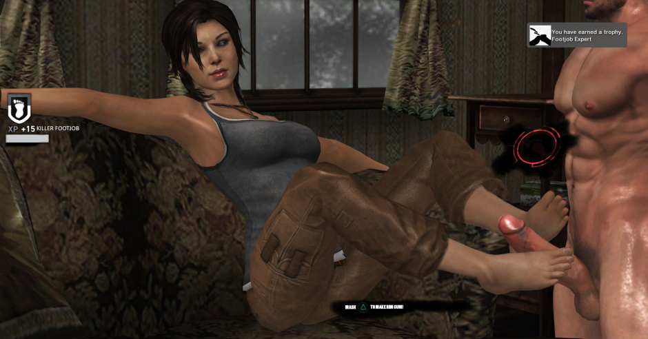 Lara Croft 2013 foot fetish