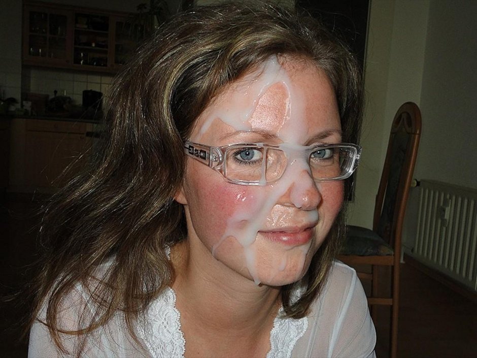 The girl's finished face