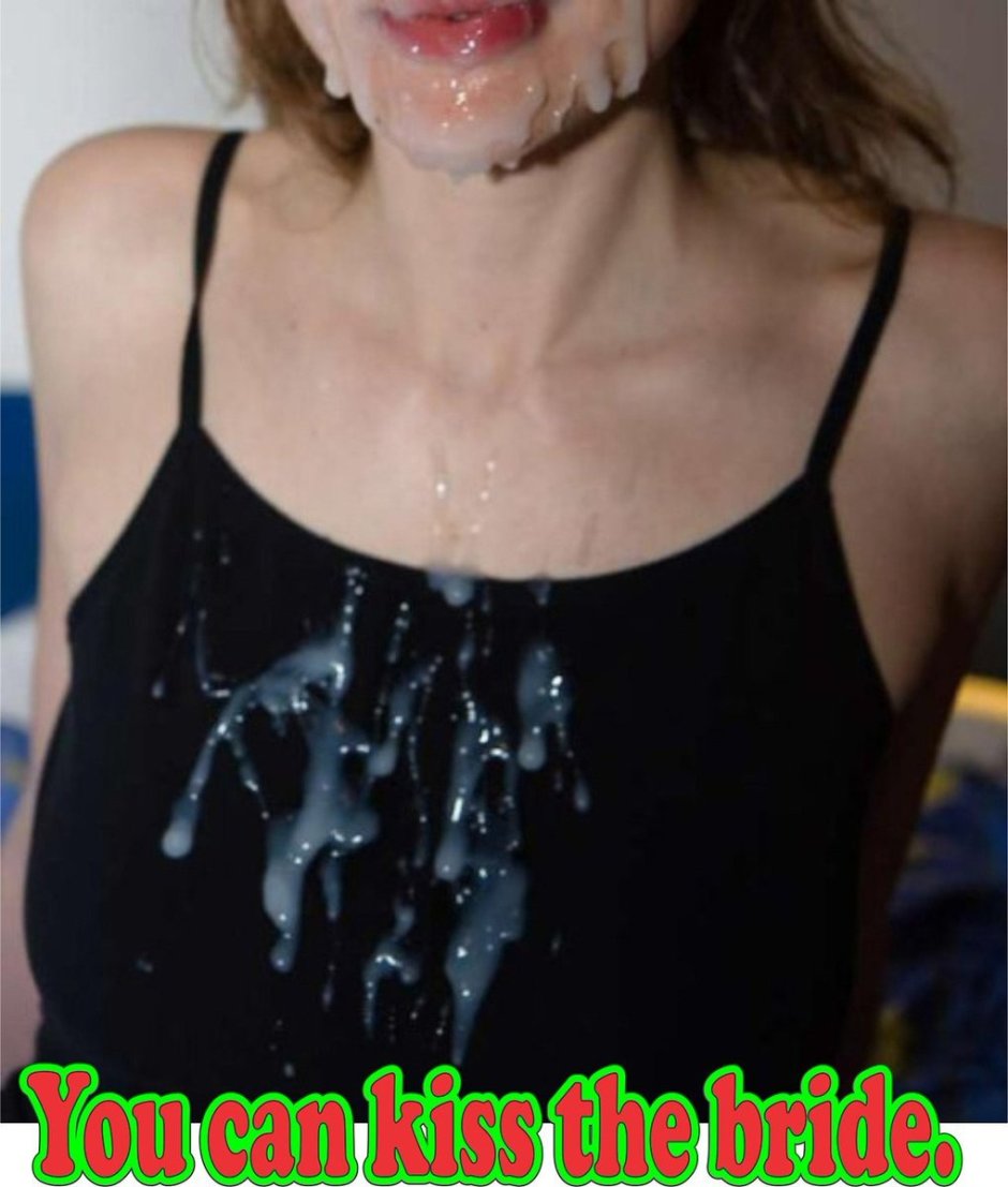 Caught his face and clothes