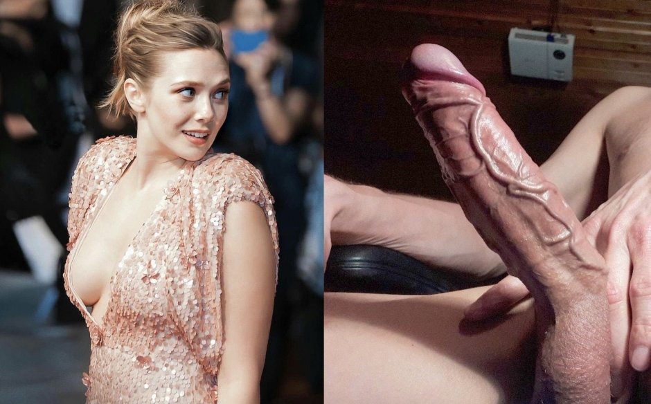 Celebrity Babecock Sperm Elizabeth Olsen