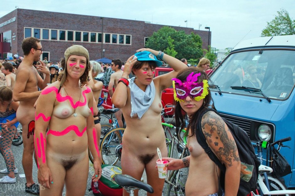 Festival of naked hairy women