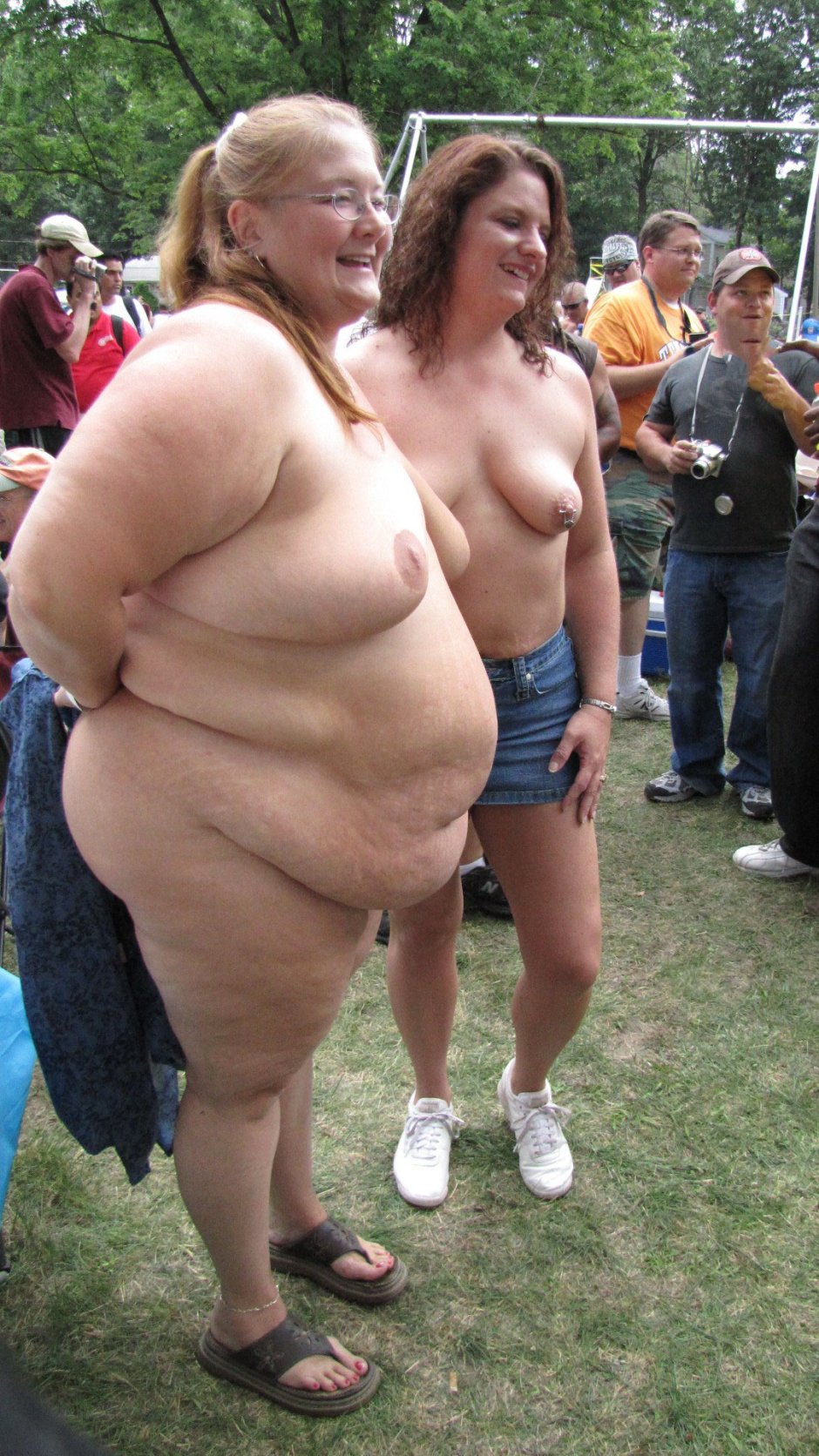 Fat Naked at the festival