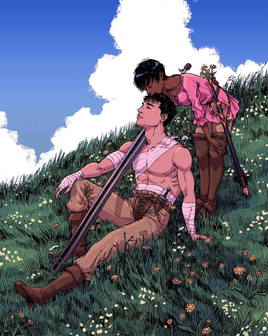 Berserk Gats and Casca
