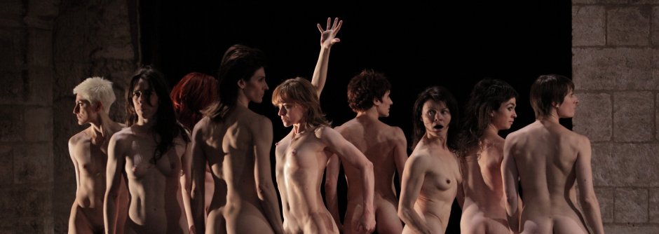 Theater productions in the style of nude
