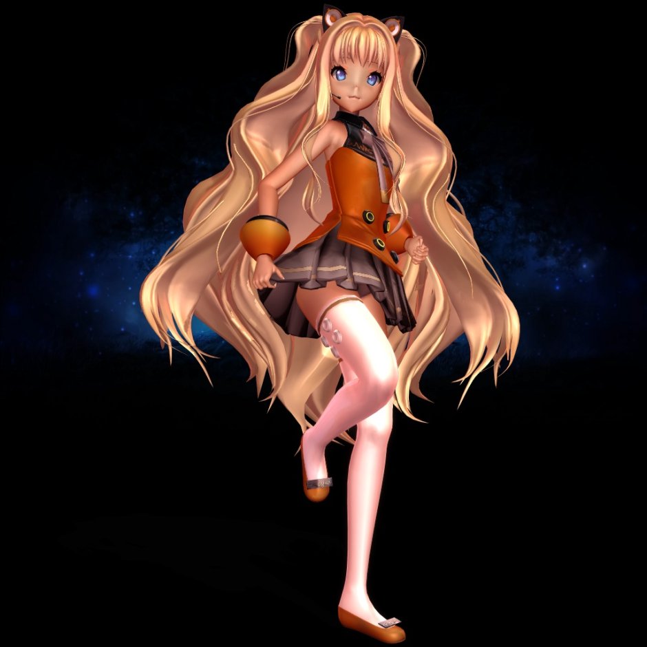 MMD blonde
