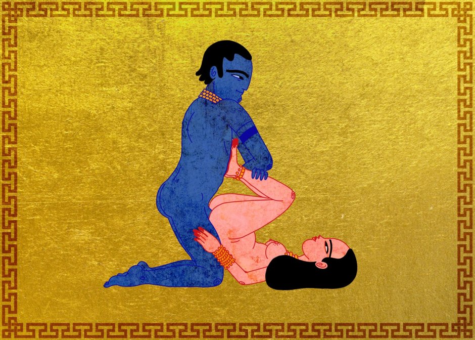 The pose of the Dolphin Kamasutra
