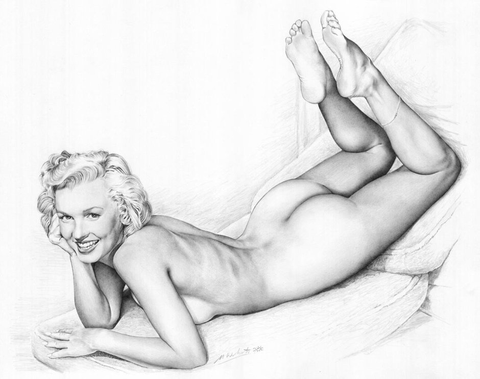 Marilyn Monroe Naked in stockings