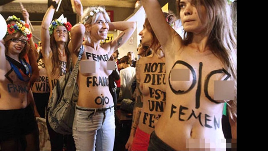 Naked busty feminists