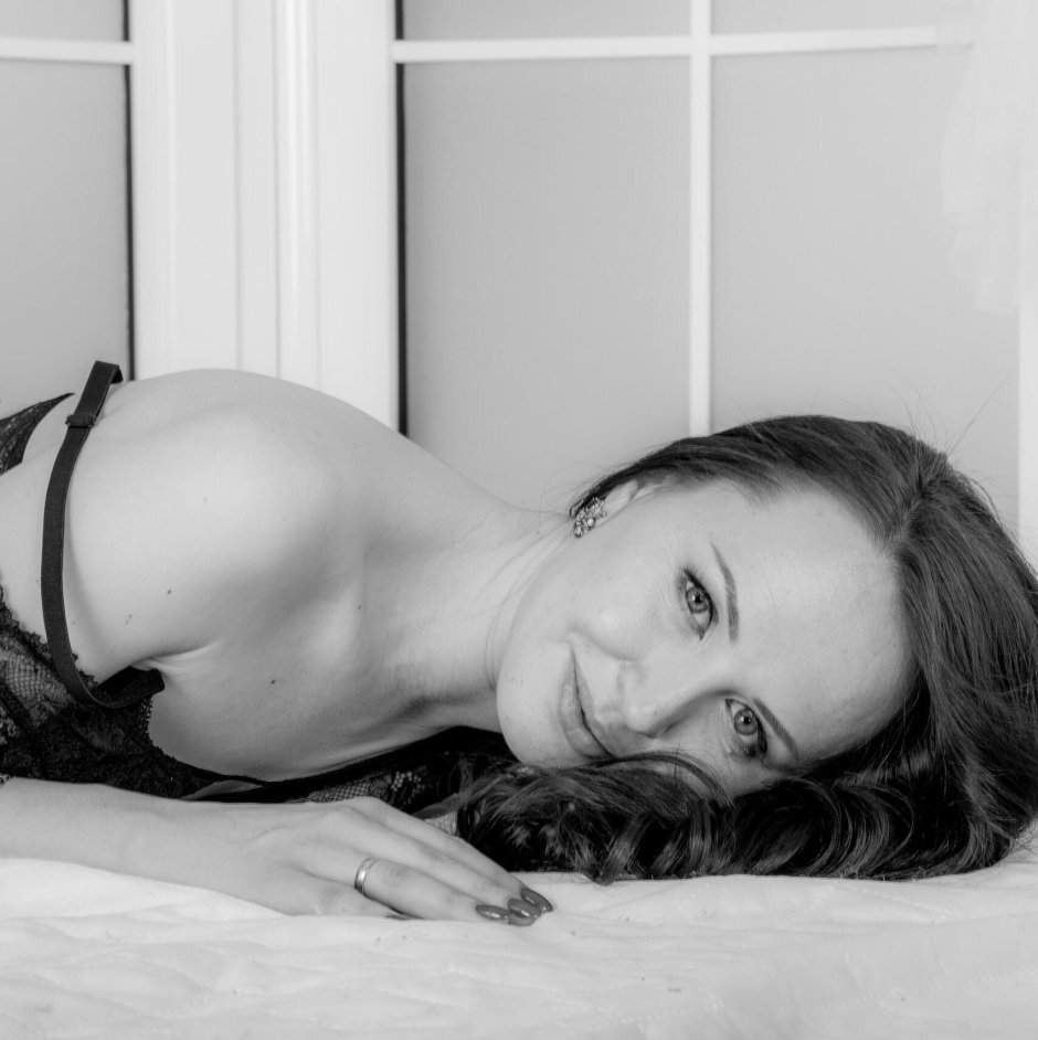 Olga Pivovarova in underwear