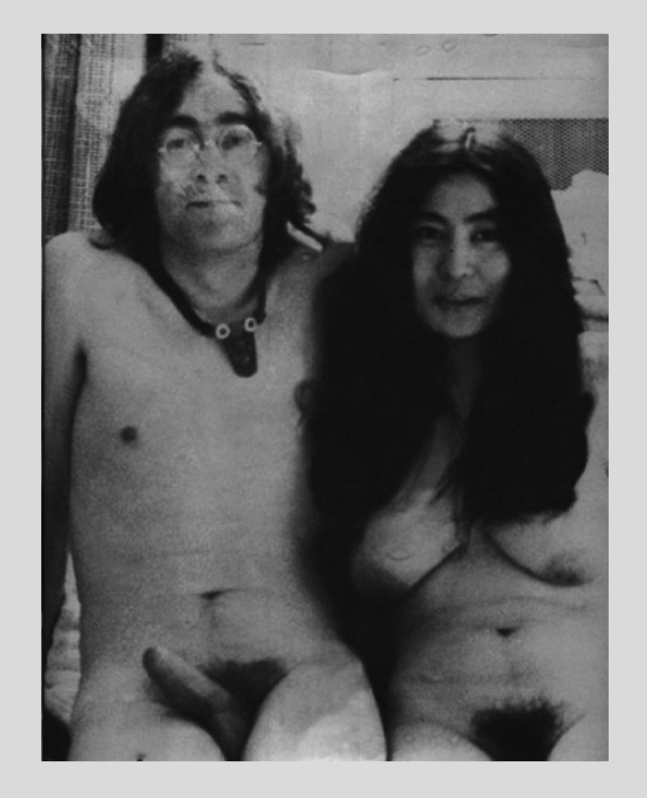 John Lennon and Yoko it is nudity