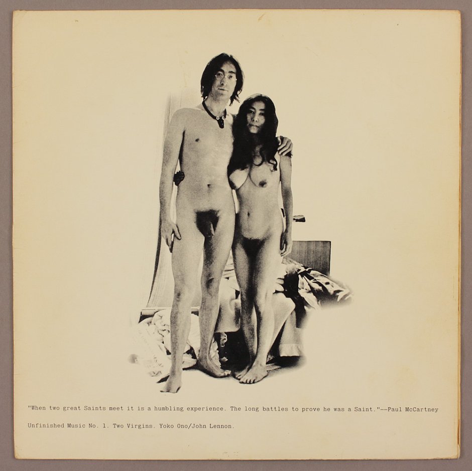 Yoko it and John Lennon without clothes