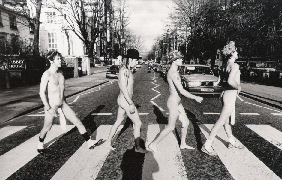 Naked to the photographer competition