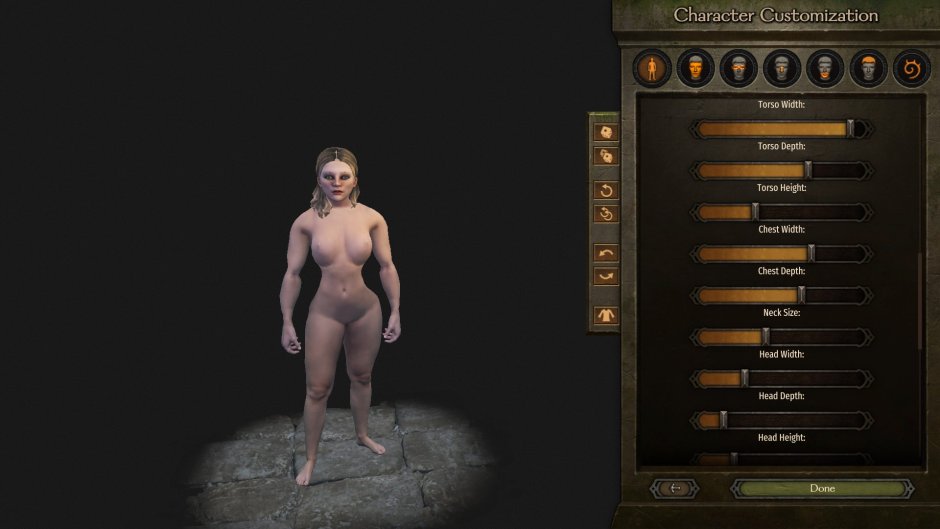 Mount and Blade 2 Naked Character