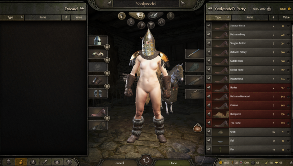 Erotic mods on Mount and Blade 2