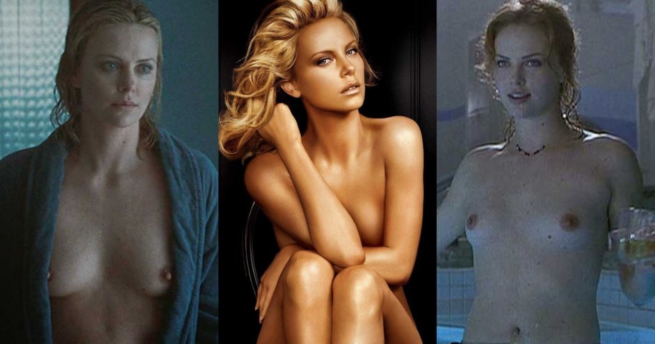 Naked Charlize Theron from the Devil's Lawyer
