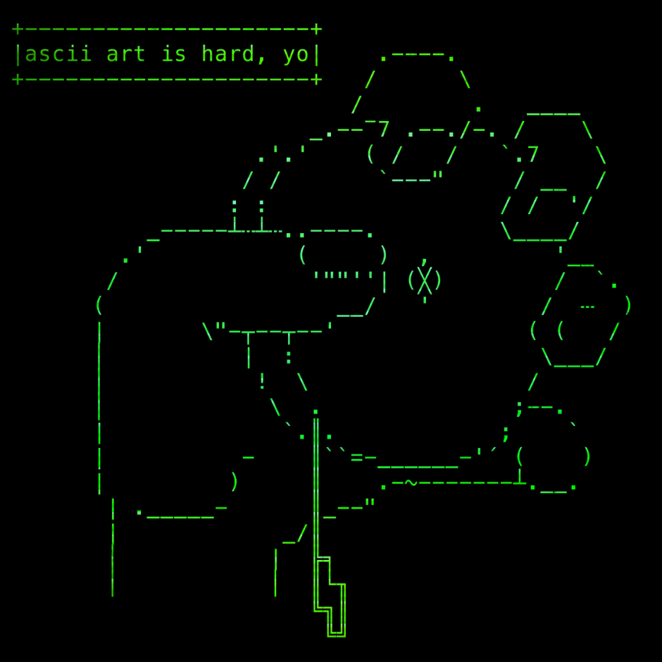 ASCII art generator