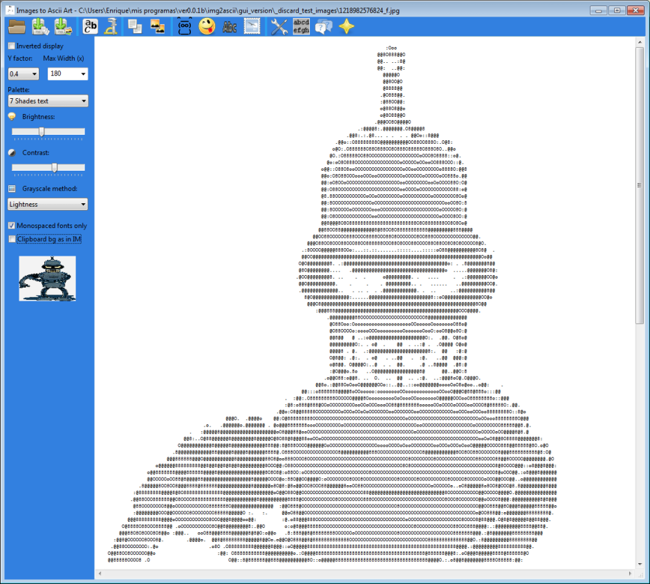 ASCII pseudographics
