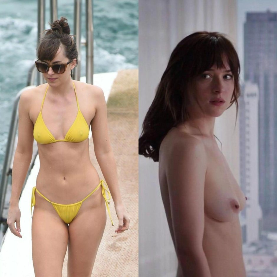Dakota Johnson chest