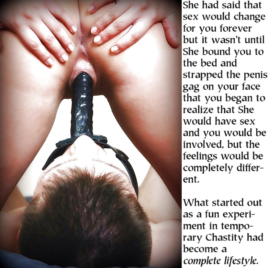 Satu Popa on a strap -on on her face