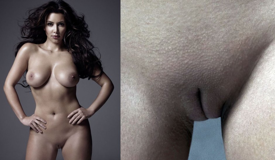 Kim Kardashian-Uest is naked