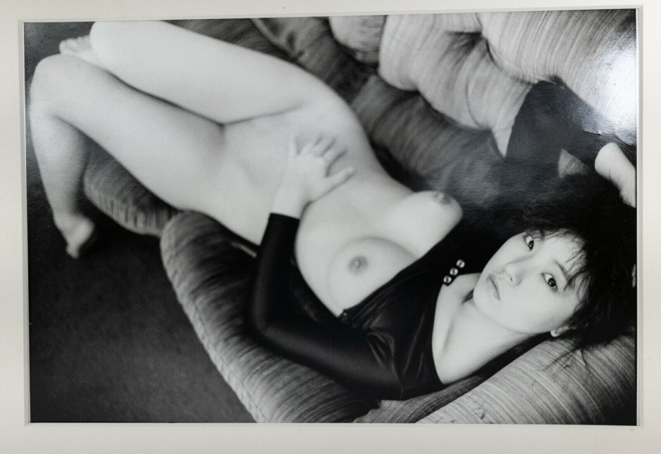 Retro photo of naked Japanese