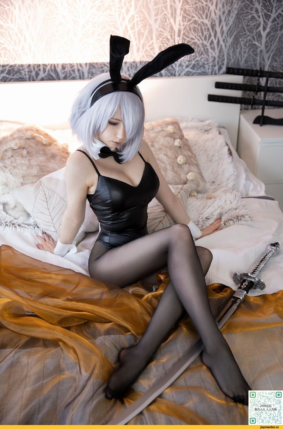 Felicia Vox 2b Bunny Cosplay