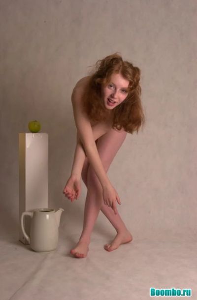 Red-Haired Babe with a Hairy Pussy