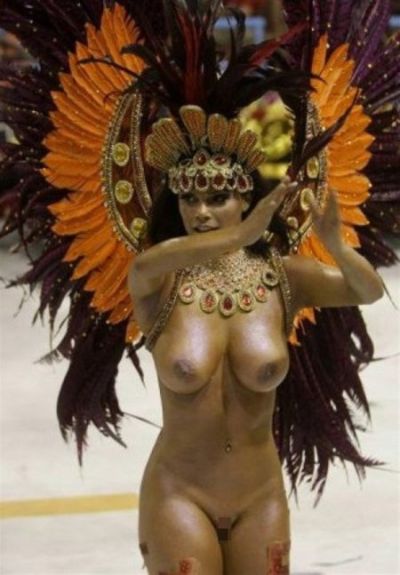 Naked at the Rio Carnival