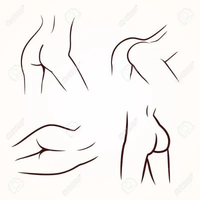 Types of women's butts