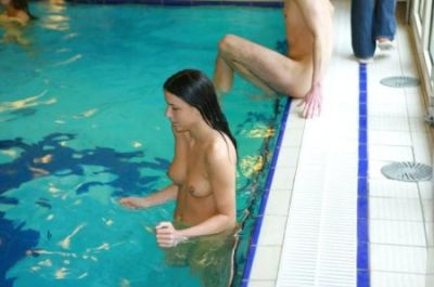 Nudists At Pool
