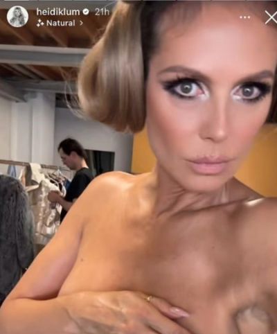 Heidi Klum Nip Slip