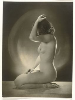 Black and white nude photographs