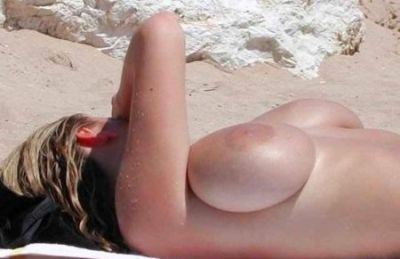 Nude beach boobs