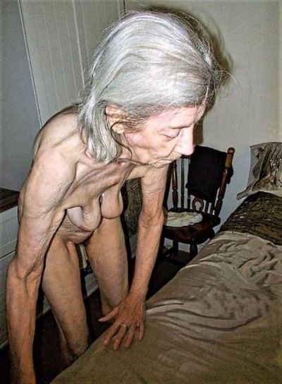 Older skinny nude