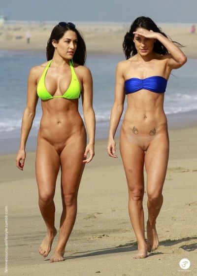 No bikini woman