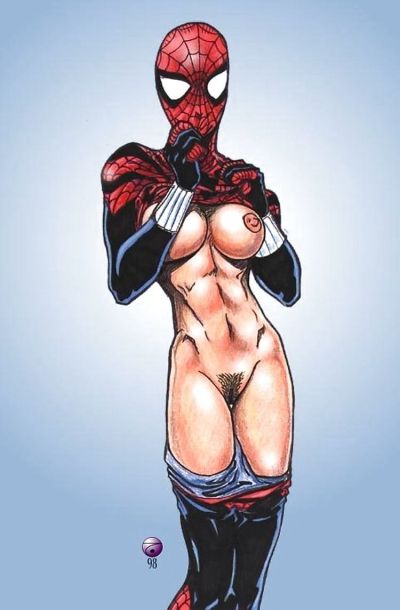 Nude spider girl